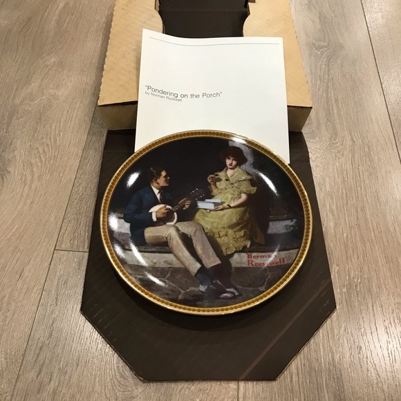 Norman Rockwell Plate - Picture 4 of 7